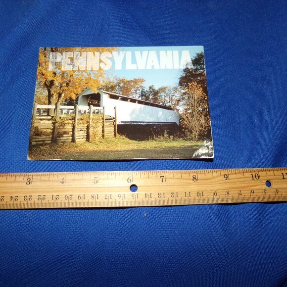 Vintage Pennsylvania Covered Bridge Postcard- Banks Covered Bridge - Posted 1996 - Picture 3 of 4